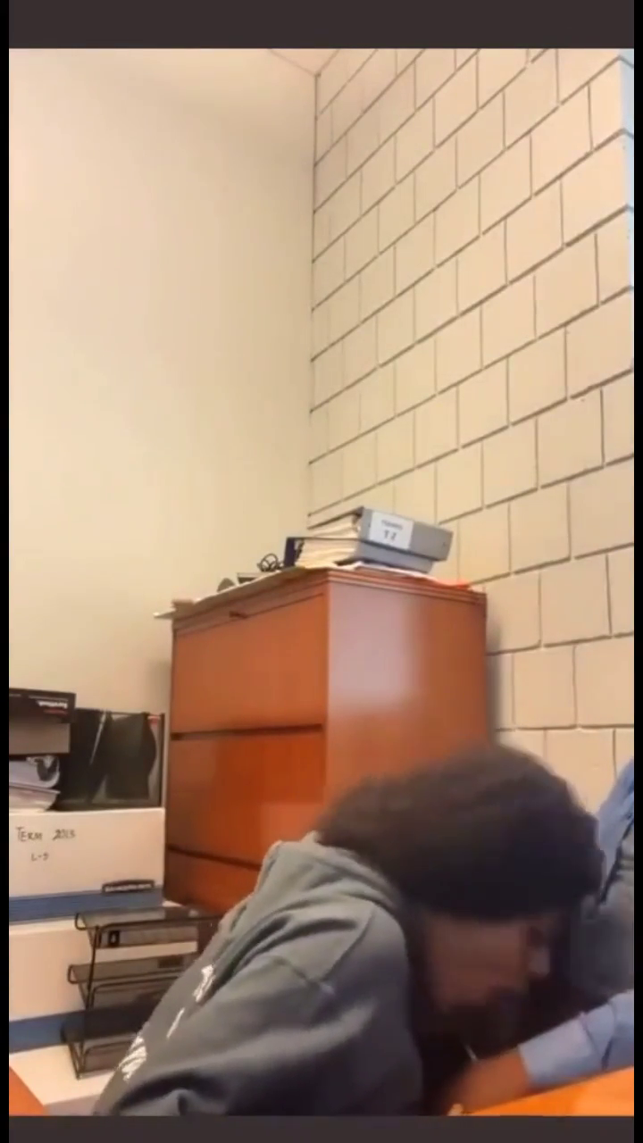 Black curly girl giving some good deed head