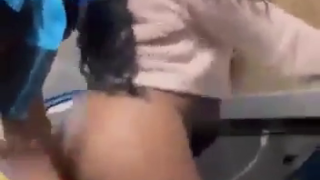 Delivery guy gives some BBC to the hot ebony