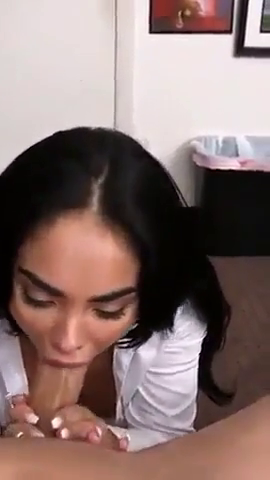 Hot coworker sucking dick at work